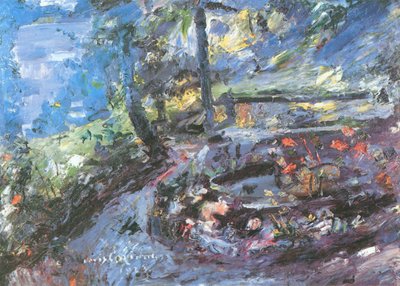 Regnfuldt humør ved Walchensee af Lovis Corinth